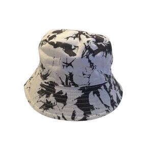 ASOS Black & White Tie-Dye Bucket Hat